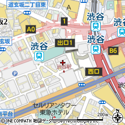 渋谷三菱ビル周辺の地図