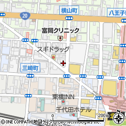 勇極焼鳥酒場 八王子駅前店周辺の地図