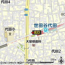 ローソン世田谷代田駅前店周辺の地図