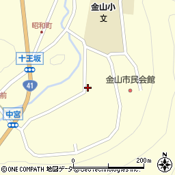 岐阜県下呂市金山町金山2277-2周辺の地図