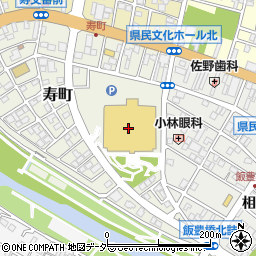 ＹＣＣ県民文化ホール（山梨県立県民文化ホール）周辺の地図