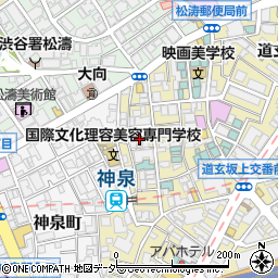 東京都渋谷区円山町14-4周辺の地図