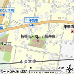 山梨県甲府市桜井町574周辺の地図