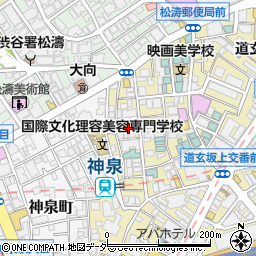 東京都渋谷区円山町14周辺の地図
