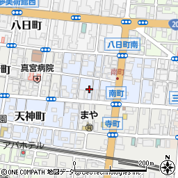 東京都八王子市南町7周辺の地図