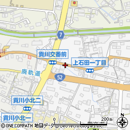 貢川交番前周辺の地図