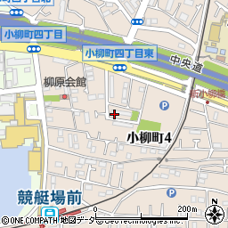 東京都府中市小柳町4丁目17周辺の地図