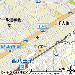 東京都八王子市千人町2丁目3-16周辺の地図