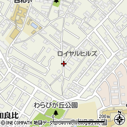 千葉県四街道市和良比周辺の地図
