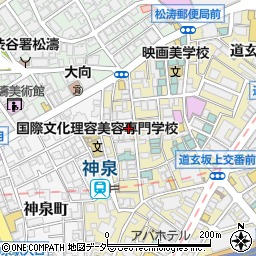 東京都渋谷区円山町14-1周辺の地図