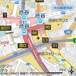 〒150-6104 東京都渋谷区渋谷 渋谷スクランブルスクエア（４階）の地図
