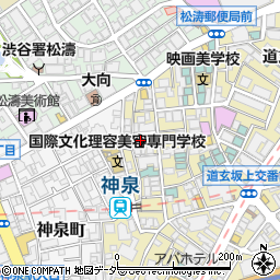 東京都渋谷区円山町14-9周辺の地図