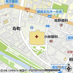 ＹＣＣ県民文化ホール　大ホール周辺の地図