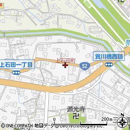 上石田町周辺の地図