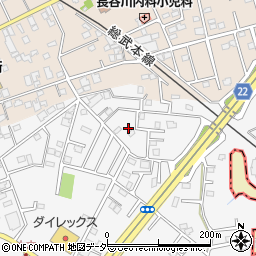 千葉県八街市大木672周辺の地図