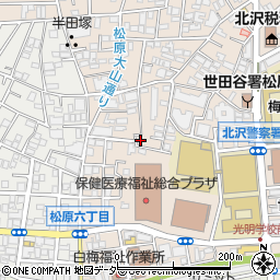 東京都世田谷区松原6丁目30-5周辺の地図