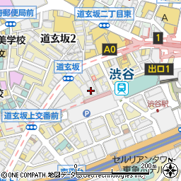 東京都渋谷区道玄坂周辺の地図