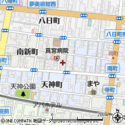 東京都八王子市南新町24周辺の地図