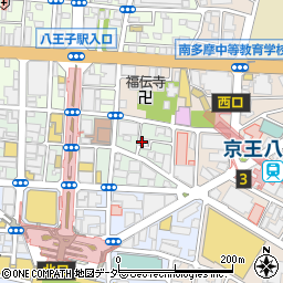 東京都八王子市東町3-6周辺の地図