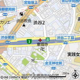 渋谷出口（上り）周辺の地図