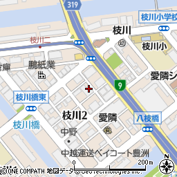 ホリデー車検ベイ江東周辺の地図