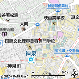 東京都渋谷区円山町14-11周辺の地図