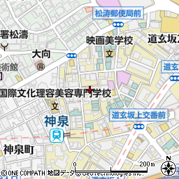 東京都渋谷区円山町8周辺の地図