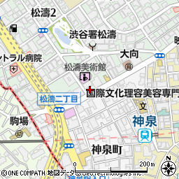 PANZEROTTERIA パンツェロッテリア 渋谷周辺の地図