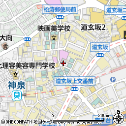 渋谷 半地下酒場周辺の地図