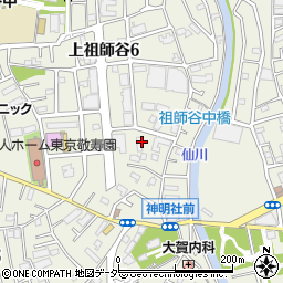 東京都世田谷区上祖師谷6丁目7周辺の地図