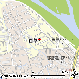 東京都日野市百草1258周辺の地図
