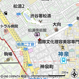 シャンボール松涛周辺の地図