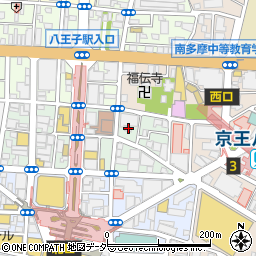 東京都八王子市東町4周辺の地図