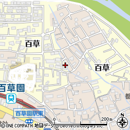 東京都日野市百草131周辺の地図