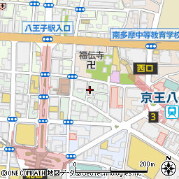 東京都八王子市東町3-7周辺の地図