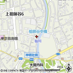 東京都世田谷区上祖師谷6丁目8周辺の地図