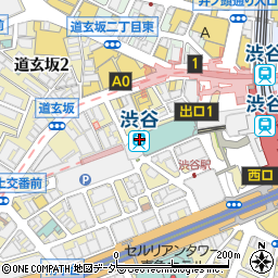あわよくばあー 渋谷店周辺の地図