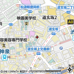 東京都渋谷区道玄坂2丁目14-4周辺の地図