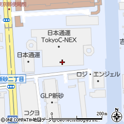 東京都江東区新砂2丁目周辺の地図