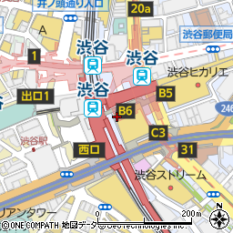 お好みたまちゃん 渋谷スクランブルスクエア店周辺の地図
