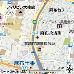株式会社永坂更科布屋太兵衛　本社周辺の地図