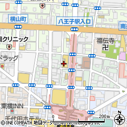 東京都八王子市東町9-10周辺の地図