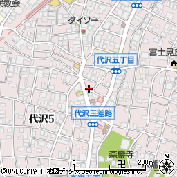 ＳＡＮパーク下北沢４駐車場周辺の地図