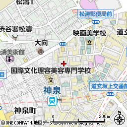 ライオンズマンション渋谷周辺の地図