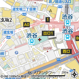 東京都渋谷区道玄坂1丁目4周辺の地図
