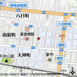 東京都八王子市南町8-8周辺の地図