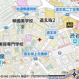 東京都渋谷区道玄坂2丁目14-20周辺の地図