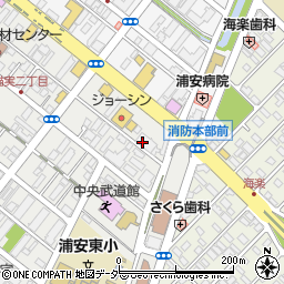 河内屋新浦安店周辺の地図