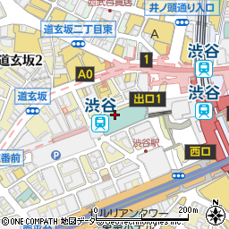 ゆうちょ銀行京王電鉄井の頭線渋谷駅内出張所 ＡＴＭ周辺の地図