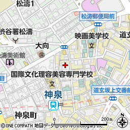 東京都渋谷区円山町12周辺の地図